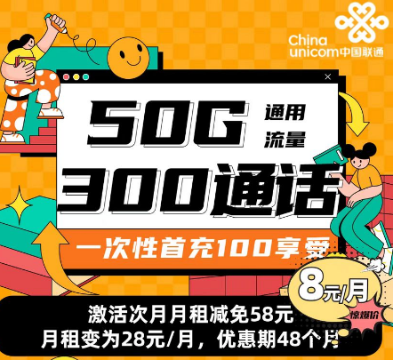流量卡是月租越高流量越多嗎？聯通咔卡、尚楓卡、王卡|最低8元、超值套餐